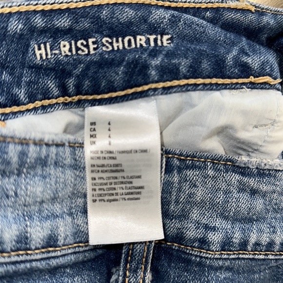 American Eagle High Rise Jean shorts - US 4 - Picture 3 of 7